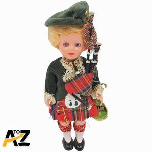 Vintage 6" ROGARK MFG SCOTTISH DOLL MADE IN GREAT BRITAIN W/ TAG